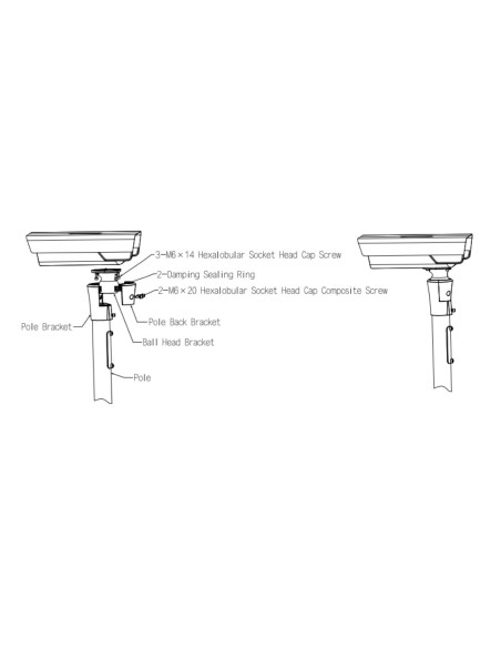 Kaufen DAHUA ITC436-PW9H-IZP IP-ANPR-Zugangskamera H.265 4 MP 3x (IR/LED) 8 m 2,7–12 VFM IP66 Audio-Ein/Ausgänge inkl. Masthalte