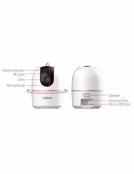 Comprar DAHUA IPC-HPT1530DA-STW-0280B Cubo PT IP H265 5M DN IR10m 2.8mm WiFi Audio SD 5V MIC