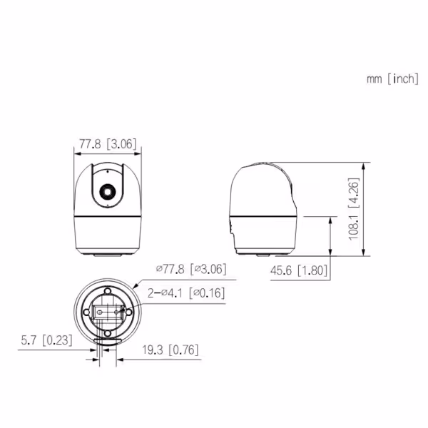 Comprar DAHUA IPC-HPT1530DA-STW-0280B Cubo PT IP H265 5M DN IR10m 2.8mm WiFi Audio SD 5V MIC