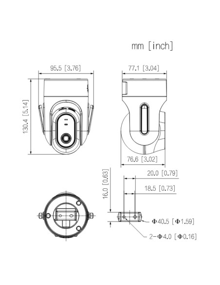 Acheter DAHUA SD-H4C Cubo PT IP H265 4M DN IR10m 4mm WiFi SD 5V MIC/Haut-parleur