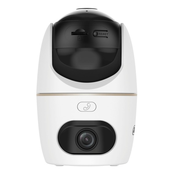 Kaufen DAHUA IPC-HPT1339DD-STW-3E2 PT IP DUAL-LENS Würfel H265 3M+3M Tag/Nacht LED30m/IR30m 3.6mm SD 5V Mikrofon/Lautsprecher WL