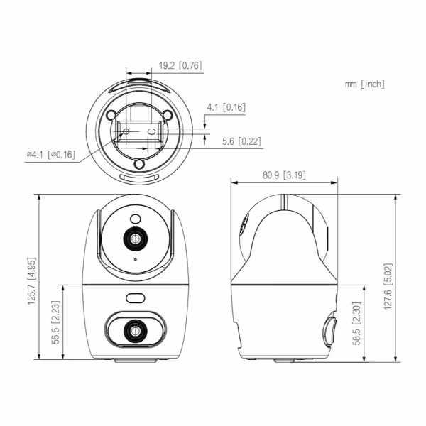 Comprar DAHUA IPC-HPT1539DD-STW-5E2 Cubo PT IP DUAL-LENS H265 5M+5M DN LED30m/IR30m 3.6mm SD 5V MIC/Altavoz WiFi