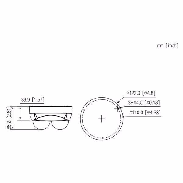 Comprar DAHUA IPC-HDBW5441F-AS-E2-0280B Cámara IP Conteo de Personas H265 Multisensor 2x4MP Dual-Directional WDR IR30m 2.8mm IP6