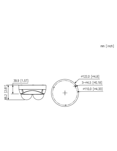 Comprar DAHUA IPC-HDBW5441F-AS-E2-0280B Cámara IP Conteo de Personas H265 Multisensor 2x4MP Dual-Directional WDR IR30m 2.8mm IP6