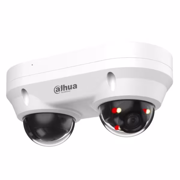 Acquista DAHUA IPC-HDBW2449F-AS-E2-IL-0360B Telecamera IP H265 2x4MP Dual-Directional WDR Illuminazione doppia LED20m/IR30m 3.6m