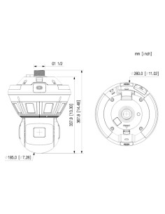 Acquistare DAHUA PSDW8852S-A180-D440-ATC panoramica 180º 8M multisensore (4x2M) + dome PTZ IP 4M H265 LED 100 m / IR 150 m 40X I 2