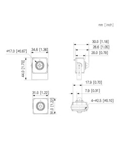 Acheter DAHUA IPC-HUM4231S-L4 mini-caméra IP H265 Pinhole 2M jour/nuit WDR Starlight 2.8mm IVS AUDIO MIC 2