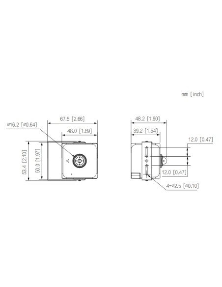 Comprare DAHUA IPC-HUM4231S1-L4 Minicamera IP H265 Pinhole 2M DN WDR Starlight 2.8mm AUDIO MIC I/O PoE