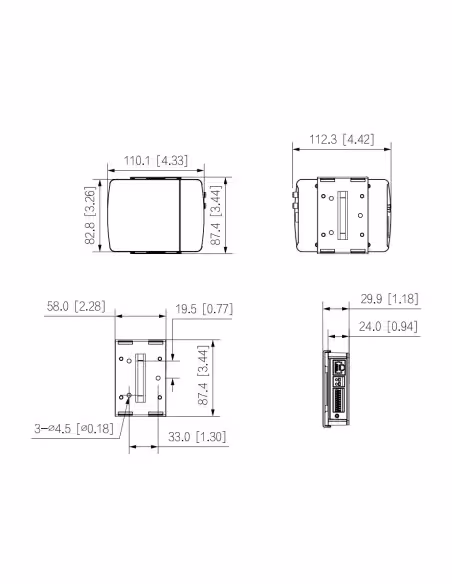 Acquistare DAHUA IPC-HUM8241E-E1-L4 Minicamera IP H265 Pinhole 2M WDR 2.8mm AUDIO I/O + Unità principale AI