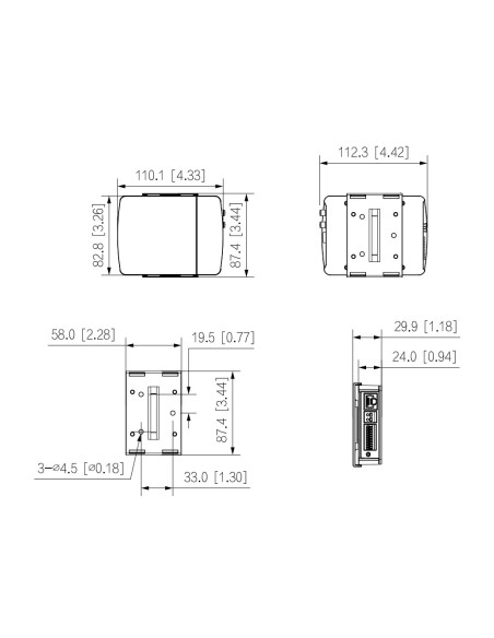 Comprar DAHUA IPC-HUM8241E-E1-L4 Minicámara IP H265 Pinhole 2M WDR 2.8mm AUDIO E/S + Unidad principal AI