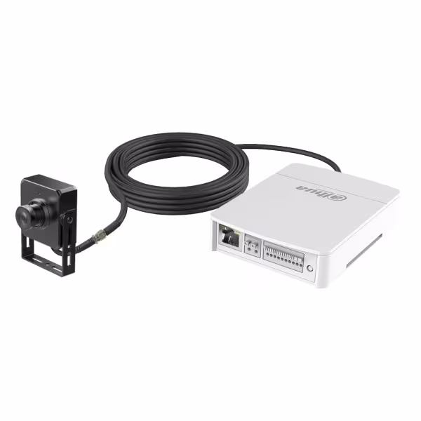 Comprar DAHUA IPC-HUM8241E-E1-L5 Minicámara IP H265 Pinhole 2M WDR 2.8mm AUDIO E/S + Unidad principal AI