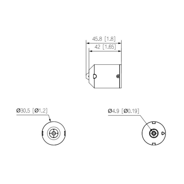 Comprar DAHUA IPC-HUM8441E-E1-L1 Minicámara IP H265 Pinhole 4M WDR 2.8mm AUDIO E/S + Unidad principal AI