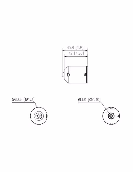 Acquistare DAHUA IPC-HUM8441E-E1-L1 Minicamera IP H265 Pinhole 4M WDR 2.8mm AUDIO I/O + Unità principale AI