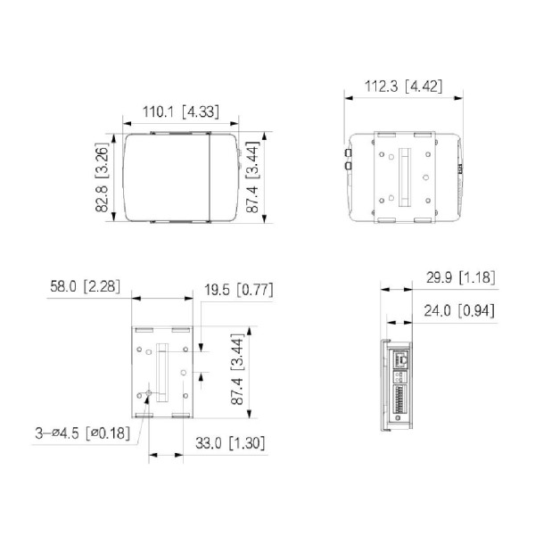 Acheter DAHUA IPC-HUM8441E-E1-L4 mini-caméra IP H265 pinhole 4M WDR 2.8mm audio E/S + unité principale IA
