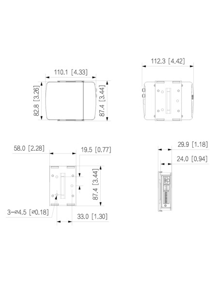 Comprar DAHUA IPC-HUM8441E-E1-L5 Minicámara IP H265 Pinhole 4M WDR 2.8mm AUDIO E/S + Unidad principal AI