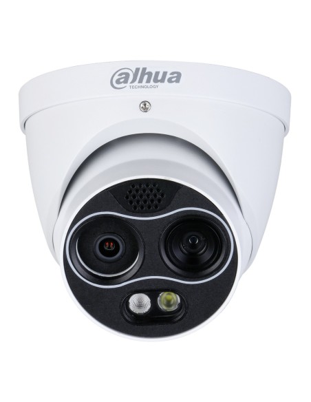 Comprar DAHUA TPC-DF1241-B2F2-DW-S8 Domo Térmico IP DUAL 256*192 2mm + 4M 2mm IP67 12V PoE