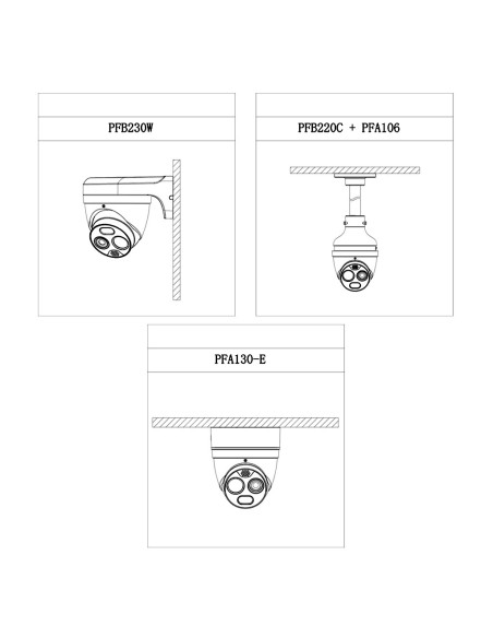 Comprar DAHUA TPC-DF1241-B3F4-DW-S8 Domo Térmico IP DUAL 256*192 3.5mm + 4M 4mm IP67 12V PoE