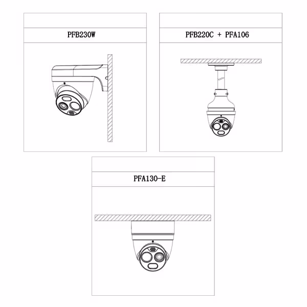 Kaufen DAHUA TPC-DF1241-B7F8-DW-S8 Dual-IP-Thermodom 256*192 7mm + 4MP 8mm IP67 12V PoE