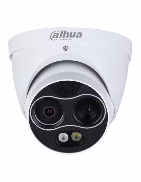 Acheter DAHUA TPC-DF1241-B7F8-DW-S2 Dôme thermique IP DUAL 256*192 7 mm + 4 M 8 mm IP67 12 V PoE
