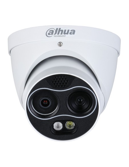 Comprar DAHUA TPC-DF1241-B7F8-DW-S2 Domo Térmico IP DUAL 256*192 7mm + 4M 8mm IP67 12V PoE