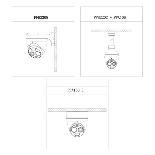 Comprar DAHUA TPC-DF1241-B7F8-DW-S2 Domo Térmico IP DUAL 256*192 7mm + 4M 8mm IP67 12V PoE