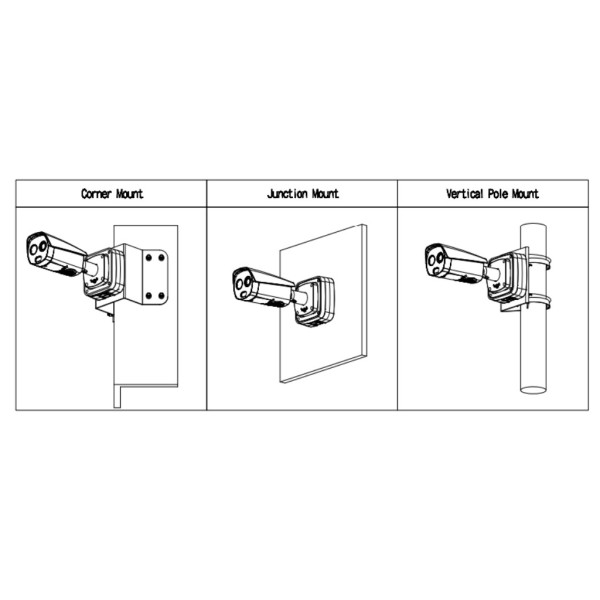 Acheter DAHUA TPC-BF4441-B19F8-DC-S2-V1 Caméra thermique IP DUAL 400*300 19 mm + 4 M 8 mm IP67 12 V PoE