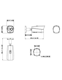 Comprar DAHUA TPC-BF4441-B25F12-DC-S2-V1 Cámara Térmica IP DUAL 400*300 25mm + 4M 12mm IP67 12V PoE 2