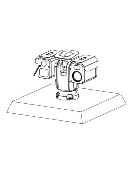 Acheter DAHUA TPC-PT8441D-BM100-AC Caméra thermique PT IP DUAL 400*300 100 mm + 4 M 6-336 mm IP66 anticorrosion IA