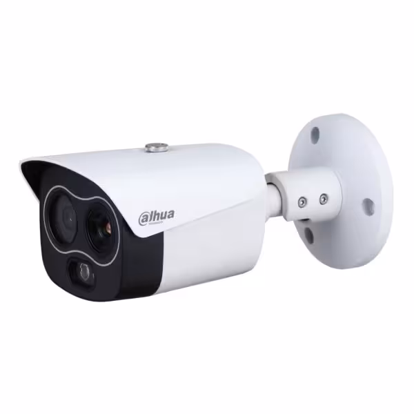 Acheter DAHUA TPC-BF1241-TB3F4-DW-S8 Caméra thermographique IP DOUBLE 256*192 3.5mm + 4M 4mm IP67 12V PoE AUDIO E/S