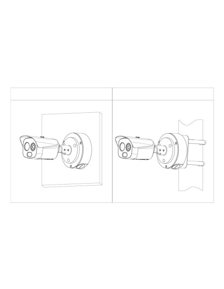Acheter DAHUA TPC-BF1241-TB7F8-DW-S8 Caméra thermographique IP DUAL 256*192 7 mm + 4M 8 mm IP67 12V PoE AUDIO E/S