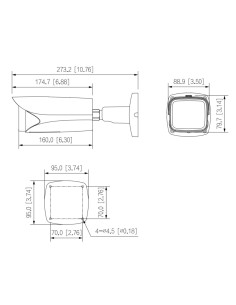 Acheter DAHUA IPC-HFW5241E-ZE-S3 Caméra tubulaire IP H265 2M WDR Deeplight IR 60 m 2.7-13.5VFM IK10 IP67 ePoE SD AUDIO MIC E/S I 2