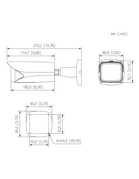 Kaufen DAHUA IPC-HFW5241E-Z12E-S3 Röhrenförmige IP-Kamera H.265 2MP WDR Deeplight IR 150 m 5–60 VFM IP67 IK10 ePoE Audio Ein-/Au