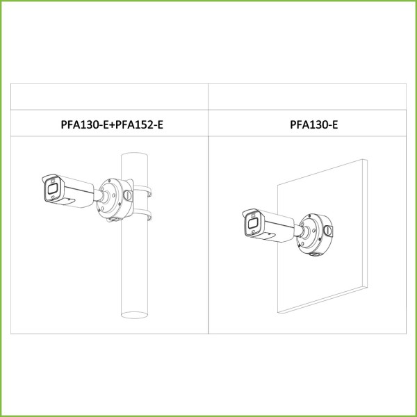 Acquistare DAHUA IPC-HFW5241T-AS-PV-0360B Telecamera tubolare IP H265 AI 2M WDR Starlight+ 1LED/2IR60m 3.6mm IP67 IK10 PoE AUDIO