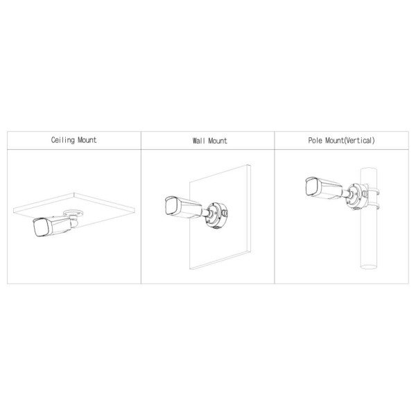 Kaufen DAHUA IPC-HFW3449T1-AS-PV-0360B-PRO Tubular IP WizColor TiOC PRO H265 4M WDR Duale LED-Beleuchtung 50 m/IR 50 m 3.6mm IP6