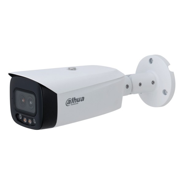 Comprare DAHUA IPC-HFW5449T1-ASE-D2 Tubolare IP H265 4M DUAL-LENS FULL COLOR 2.0 dWDR Starlight IR50m/2LED 2.8mm IP67 ePoE AUDIO