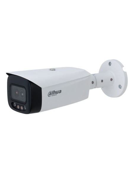 Comprare DAHUA IPC-HFW5449T1-ASE-D2 Tubolare IP H265 4M DUAL-LENS FULL COLOR 2.0 dWDR Starlight IR50m/2LED 2.8mm IP67 ePoE AUDIO