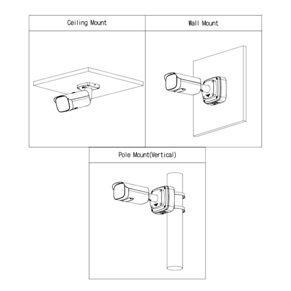 Kaufen DAHUA IPC-HFW5459E1-ZE-IL Röhrenförmige IP-Kamera H.265 4 MP WDR 140 dB Duale Beleuchtung LED 60 m/IR 60 m 2,7–12 mm VFM 