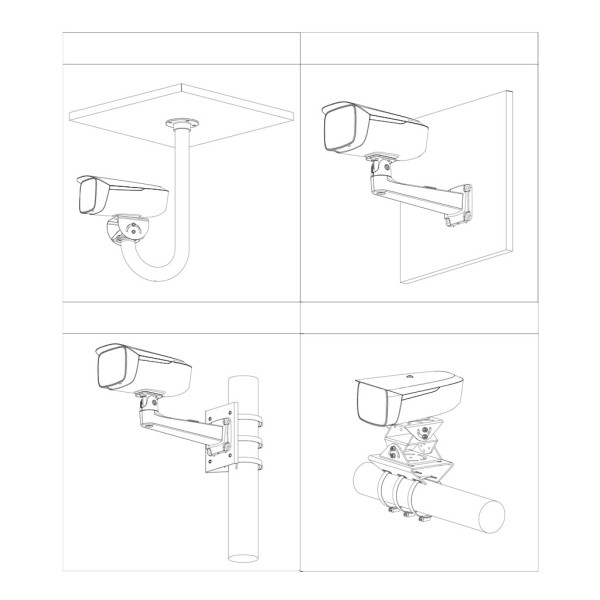 Acheter DAHUA IPC-MFW7442K1-Z7-T40 Caméra tubulaire IP H265 4+4MP (2 CAMÉRAS EN 1) Starlight + WDR LED 80 m / IR 120 m 8-56 VFM 