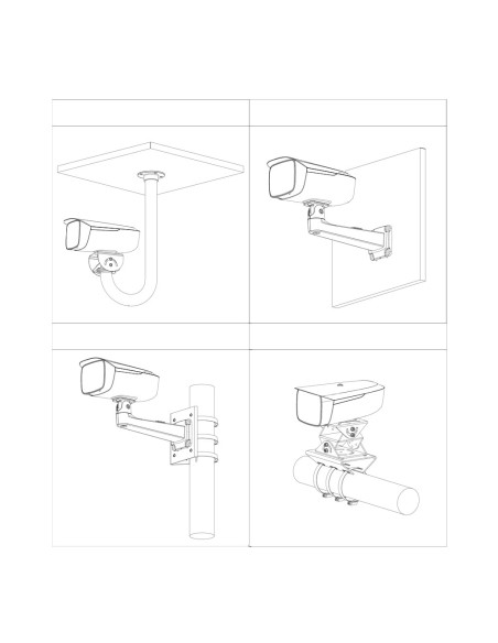 Acheter DAHUA IPC-MFW7442K1-Z7-T40 Caméra tubulaire IP H265 4+4MP (2 CAMÉRAS EN 1) Starlight + WDR LED 80 m / IR 120 m 8-56 VFM 