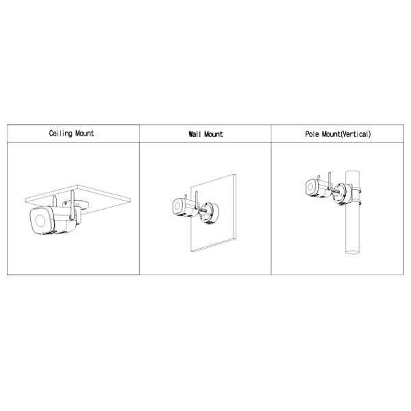 Acheter DAHUA IPC-HFW1539DTK1-SW-PV-0280B Caméra tubulaire IP H265 5M Éclairage double LED 30 m / IR 30 m 2.8mm IP67 Micro/haut-