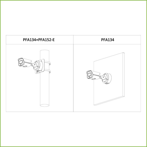 Acheter DAHUA IPC-HFW3549E-AS-LED-0360B Caméra tubulaire IP H265 5M FULL COLOR WDR IVS SMD LED 30 m 3.6mm IP67 PoE SD MIC Audio 