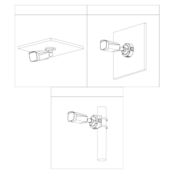 Acquistare DAHUA IPC-HFW3549T1-AS-PV-0280B-S5 Telecamera IP tubolare TiOC 3.0 H265 5M WDR Illuminazione doppia LED30m/IR30m 2.8m