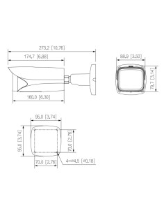 Acheter DAHUA IPC-HFW5541E-Z5E-S3 Caméra tubulaire IP H265 5 Mpx WDR Deeplight IR 120 m 7-35 VFM IP67 IK10 ePoE Audio E/S IA 2