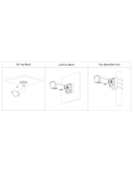 Acheter DAHUA IPC-HFW5659Z-ZHE-PV-PRO Caméra tube IP WizColor PRO H.265 6 MP WDR 130 dB Éclairage double LED 60 m / IR 60 m 2,7–