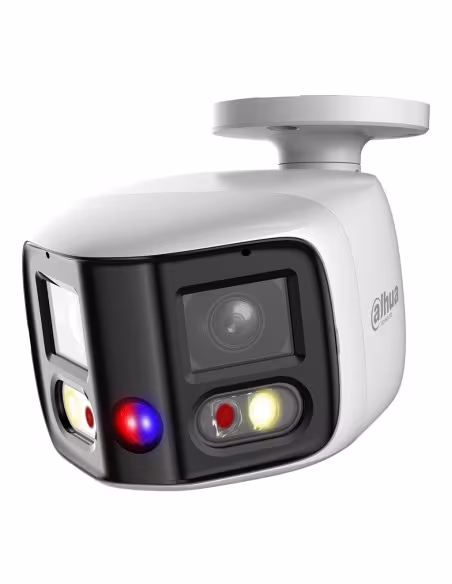 Comprar DAHUA IPC-PFW3849S-A180-AS-PV-0280B Tubular IP H265 2x4M TiOC 2.0 DUAL-LENS SPLICING WDR140dB LED20m/IR25m 2.8mm IP67 Po