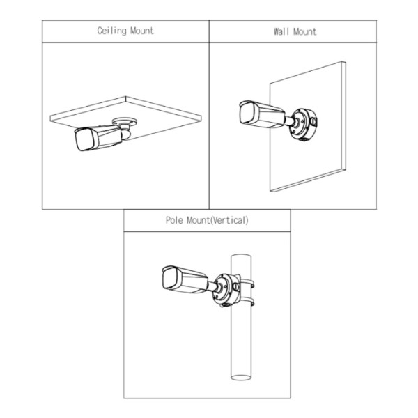 Kaufen DAHUA IPC-HFW5849T1-ASE-LED-0360B-S2 Röhrenförmige IP H265 8M FULL COLOR WDR140dB Starlight LED60m 3.6mm IP67 ePoE SD MIC