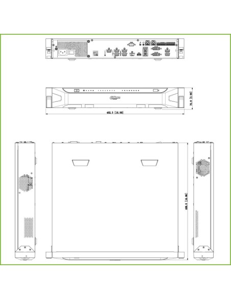 Acquistare DAHUA NVD0605DH-4I-4K Decoder IP per 6 monitor 6x HDMI 16ch@1080P 4ch@4K H.265 2HDMI 2DVI I/O