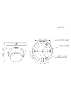 Comprar DAHUA IPC-T2A-LED-0280B MiniDomo IP H265 2M FULL COLOR 2xLED30m 2.8mm IP67 MIC WiFi AI 2