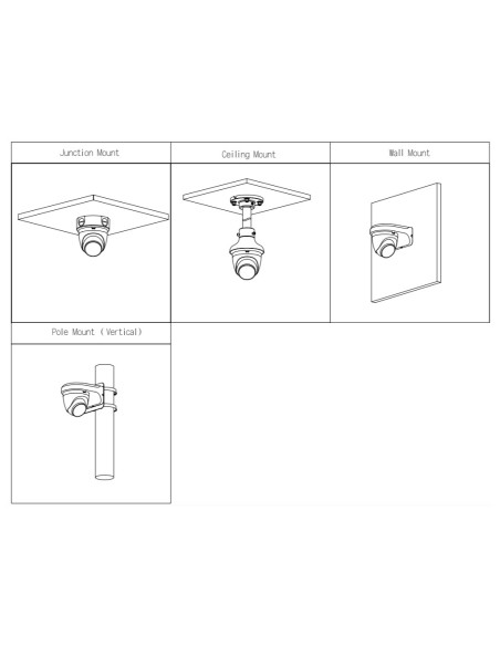 Kaufen DAHUA IPC-T2A-LED-0280B Mini-Dome-IP-Kamera H.265 2 MP Full Color 2×LED 30 m 2.8mm IP67 Mikrofon WLAN KI