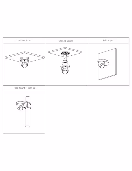 Comprar DAHUA IPC-T2A-LED-0280B MiniDomo IP H265 2M FULL COLOR 2xLED30m 2.8mm IP67 MIC WiFi AI